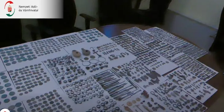 Ancient Artefacts Including Coins Recovered