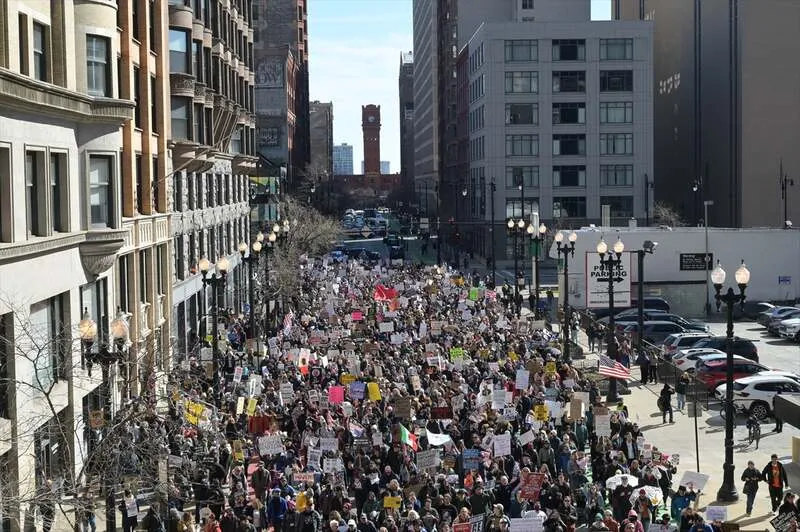 AA NO KINGS PROTEST IN CHICAGO