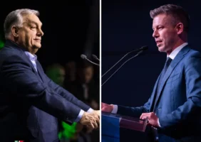 Viktor Orban Peter Magyar Fidesz Tisza X
