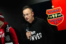 Peter Szijjarto Historic Budapest Football Club X