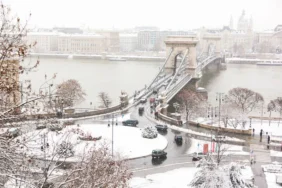 Budapest White Christmas Snow X