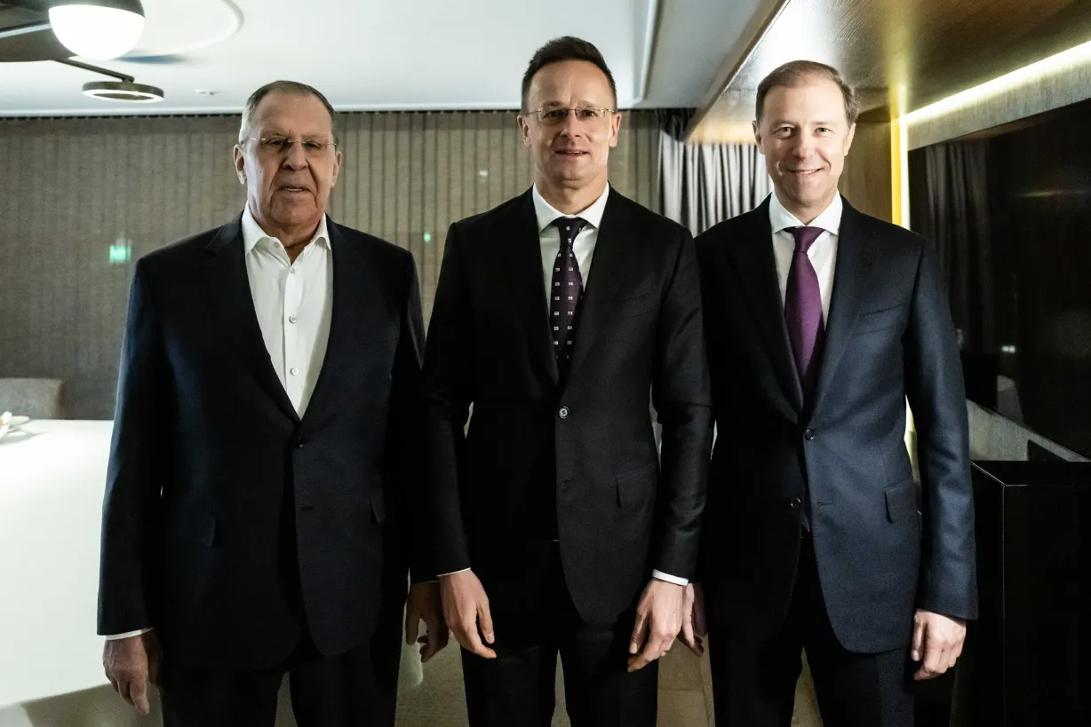 Hungarian FM Szijjarto In Moscow