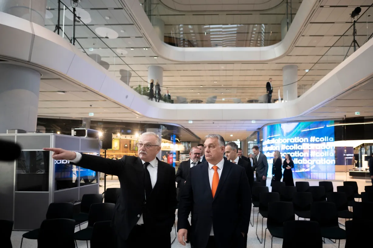 MOL CEO Zsolt Hernadi And PM Viktor Orban