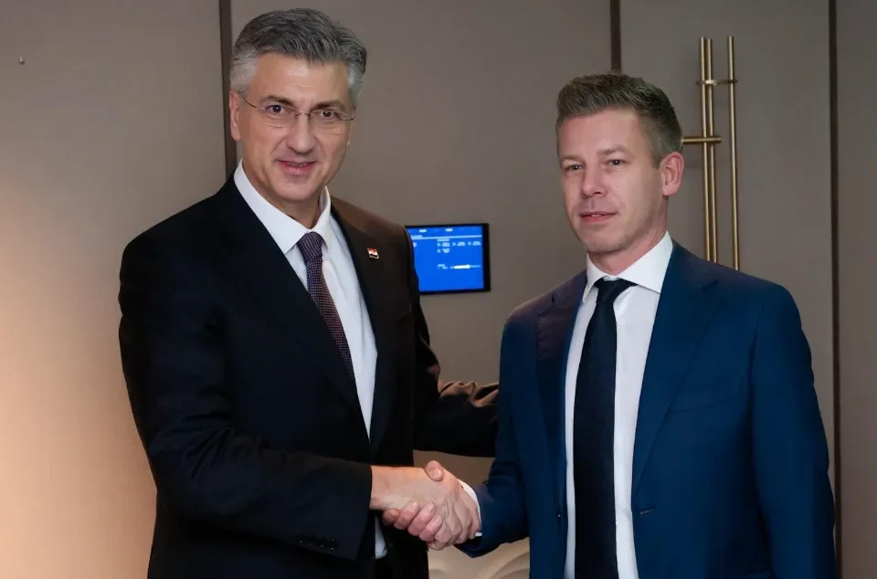 Andrej Plenkovic And Peter Magyar Croatia E