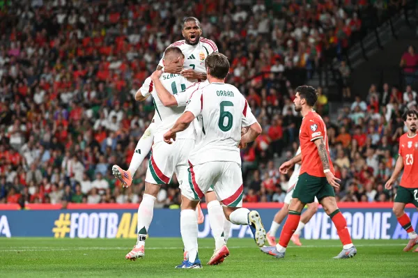 Hungarian Football Players On The World Cup