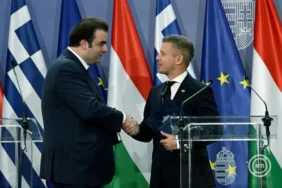 Kyriakos Pierrakakis Peter Magyar X