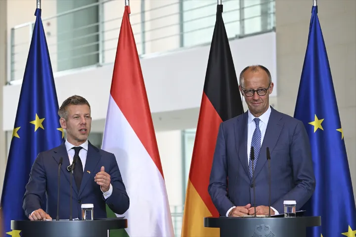 PM Peter Magyar And Chancellor Friedrich Merz