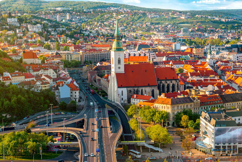 Slovakia Bratislava Kosice Domestic Flight Wizz Air