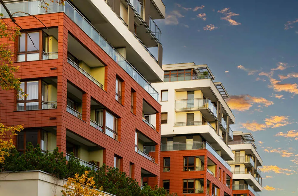 Illustration Of Housing Complexes And Flats