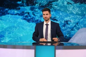 Mate Kis Presenter Of Hirado On M Public Broadcaster X