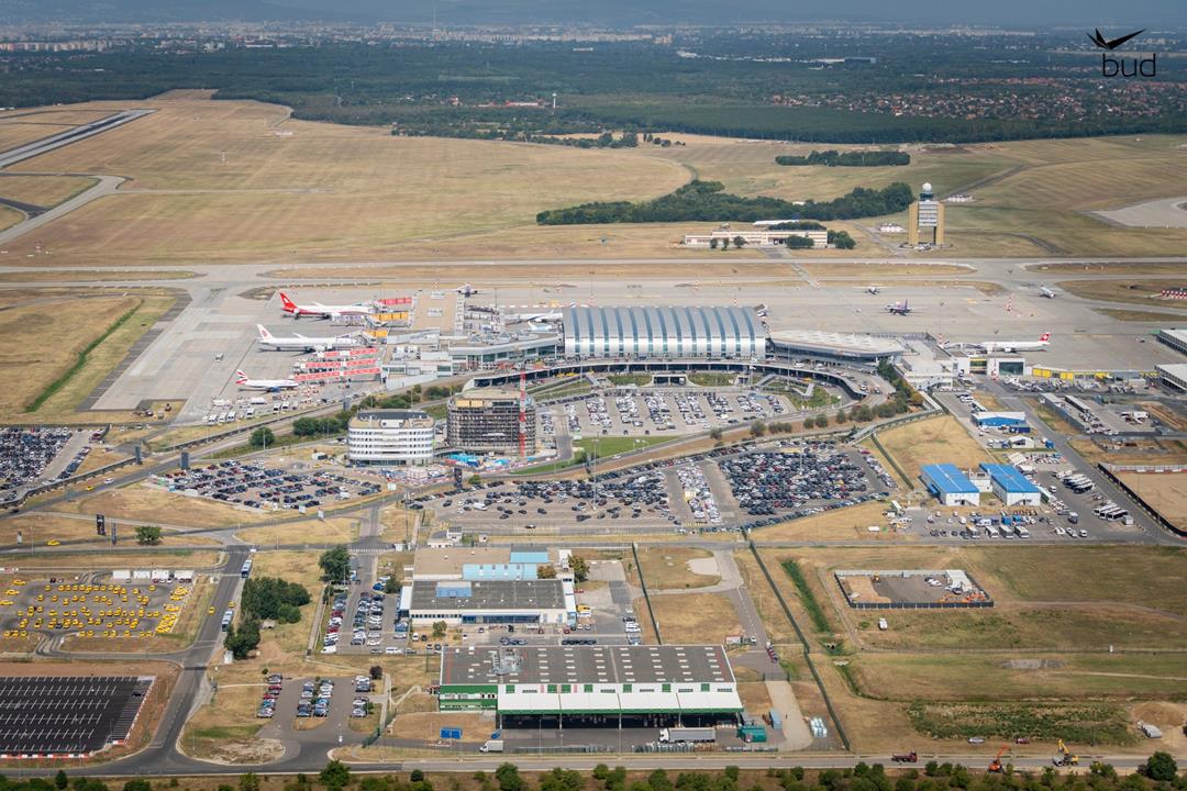 Budapest Airport From A Birds Eye View