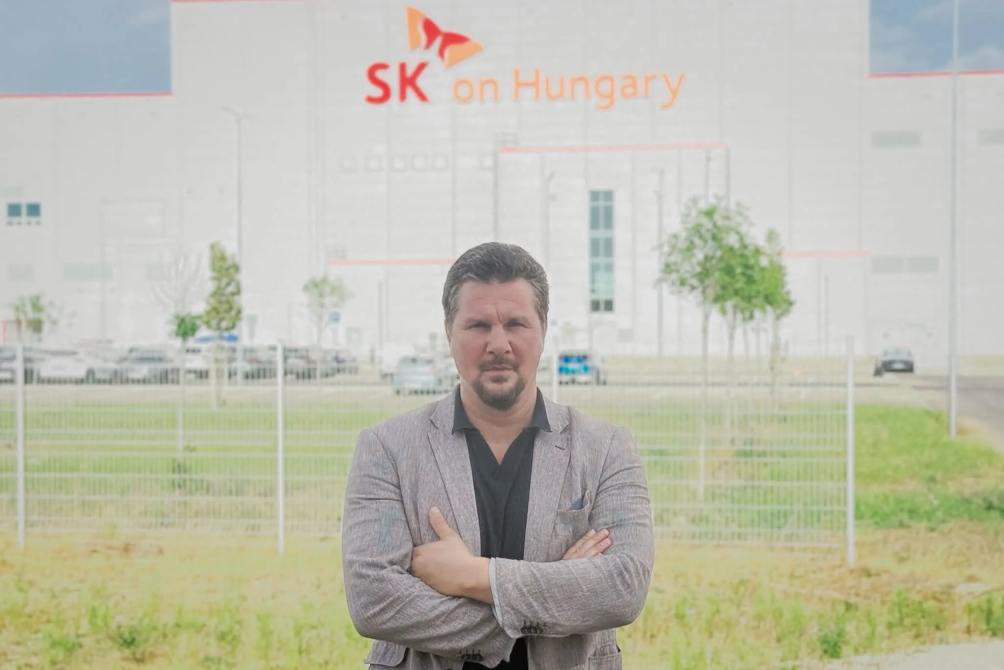 Ervin Nagy At SK On Hungarys Plant