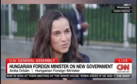 Anita Orban Hungarys Minister For Foreign Affairs Gives An Interview To CNN X
