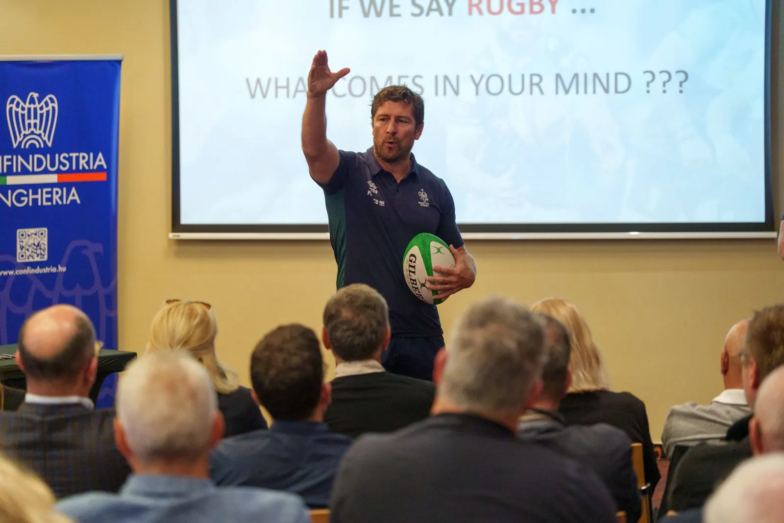 Business Meets Rugby Connects Business Leaders In Budapest