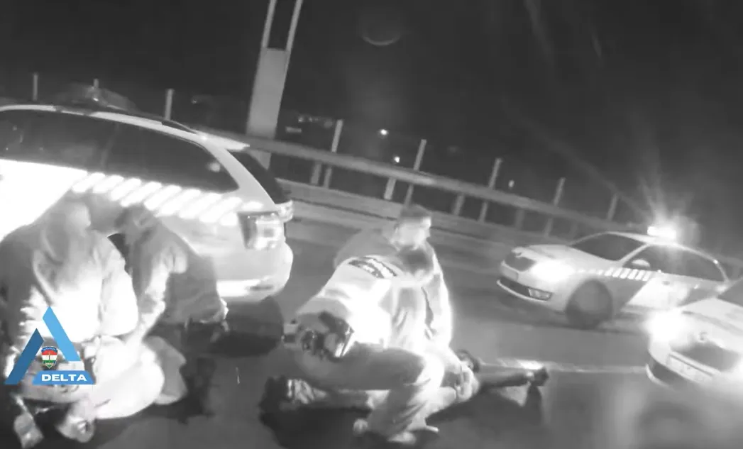 Car Chase In Budapest City Centre