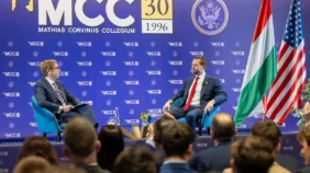 JD Vance Hungary Budapest X