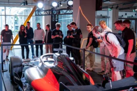 At The Top Of Motorsport Audi Formula Show Car Displayed At SZE X