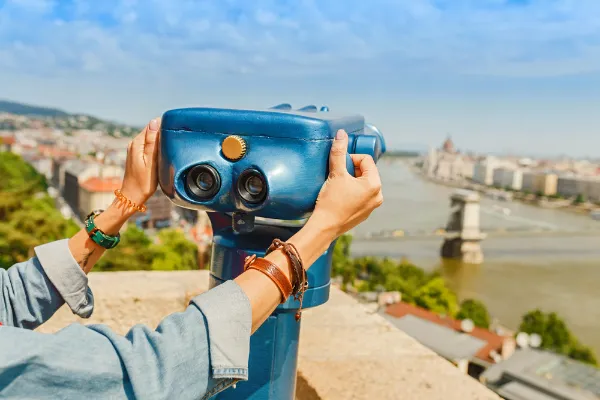 Budapest Travel Summer Danube Chain Bridge