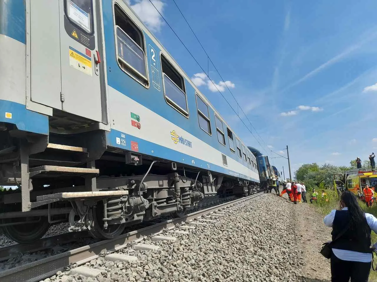 Train Derailment Mav Vitezy