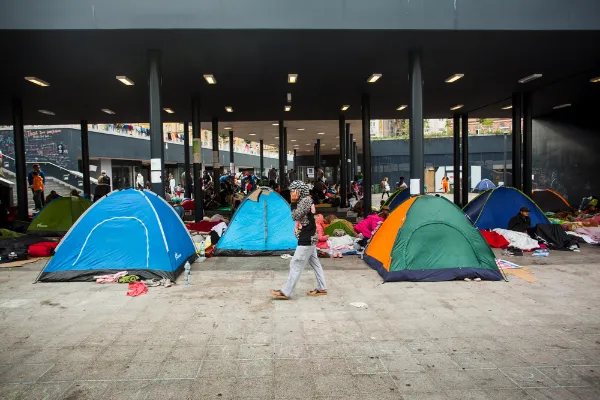 Secret Migrant Camp In Hungary