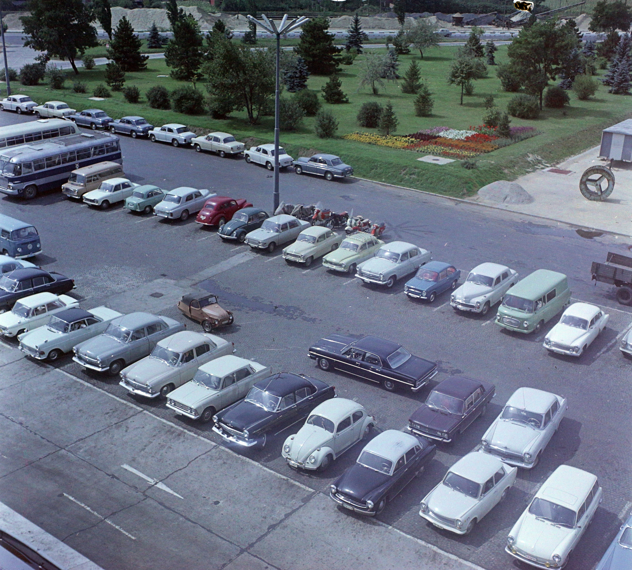 Cars Budapest Hungary Parking