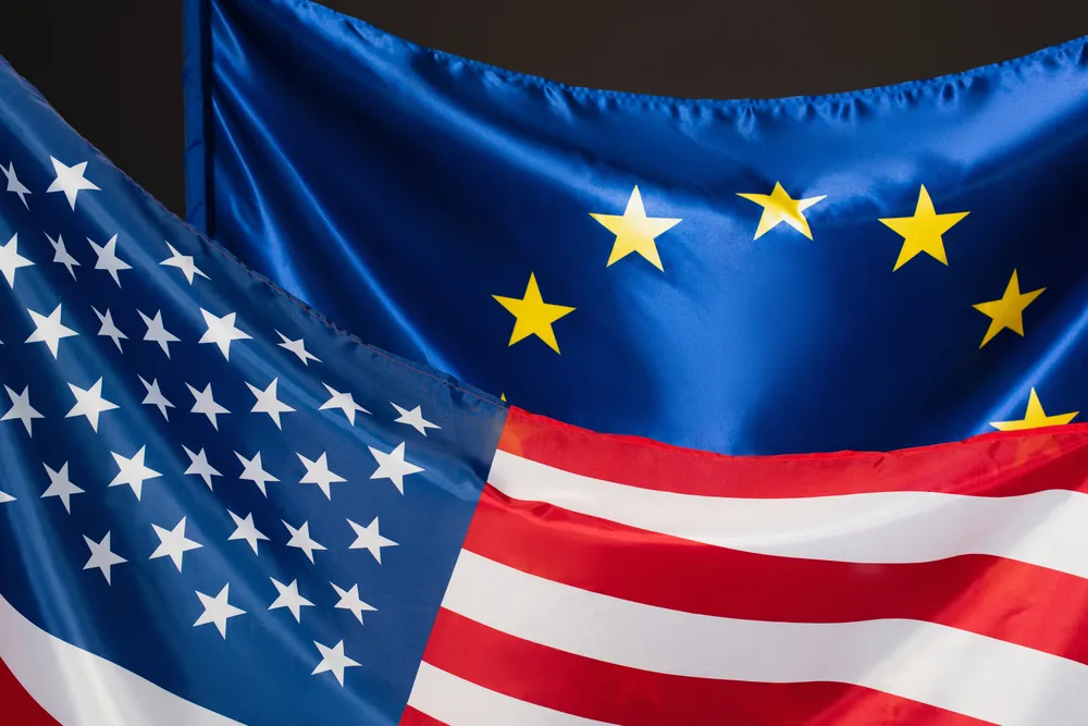 Usa Eu Flag