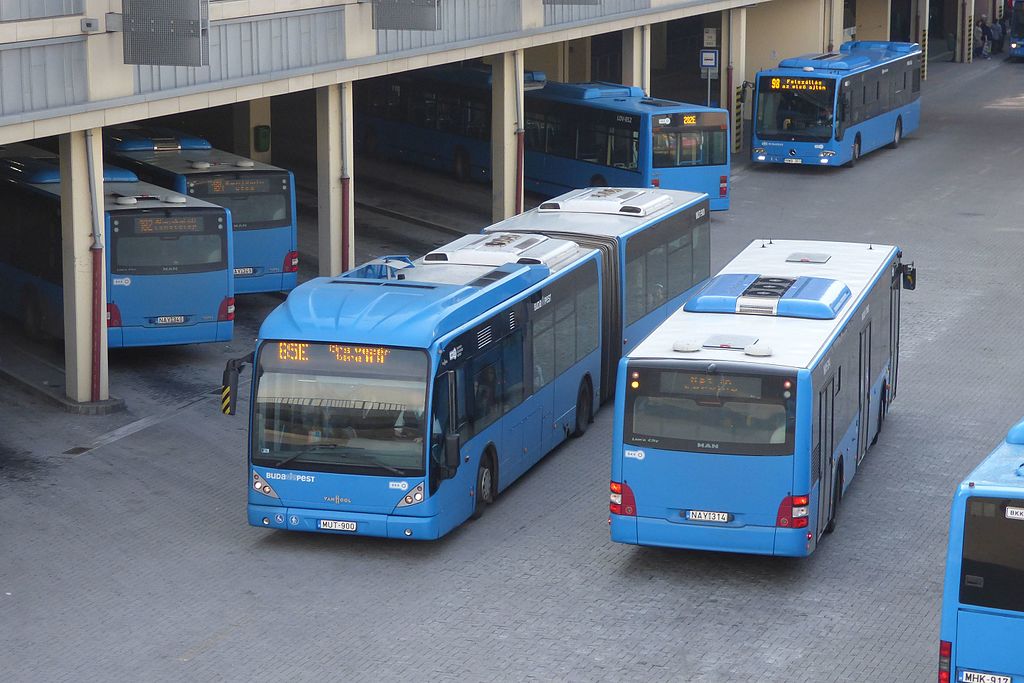 BKK Bus Bus Budapest Chain Bridge Transport History