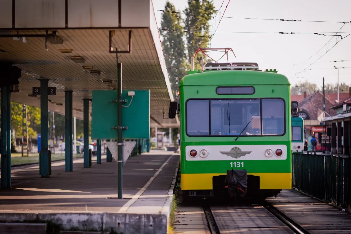 Ancient Suburban Rail Carriages