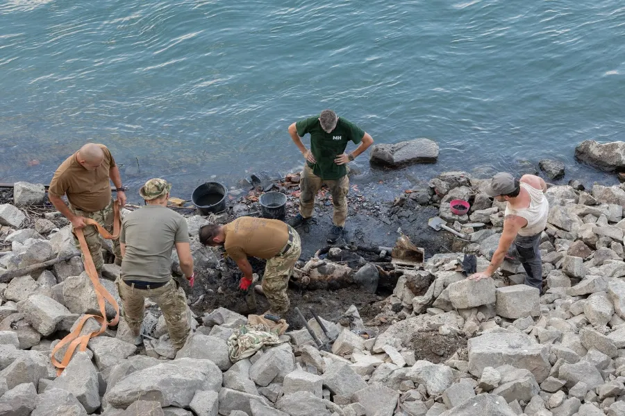 Valuable WWII German Motorcycle Emerged From The Danube