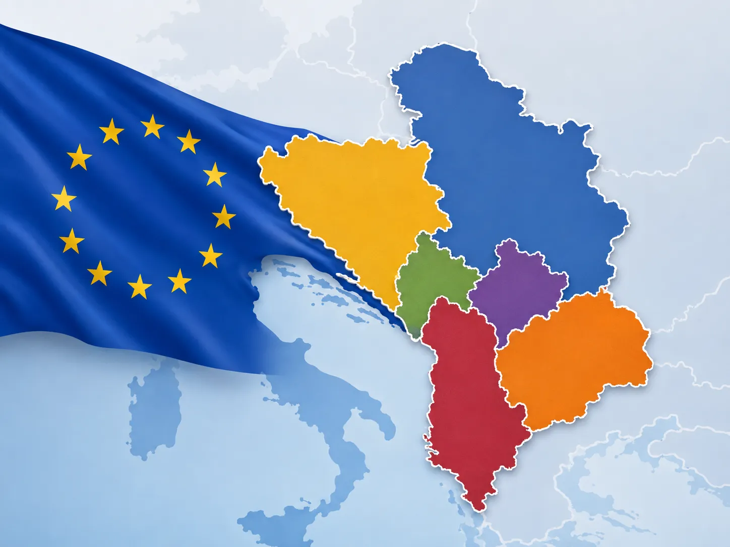 Western Balkan Countries Jpining EU