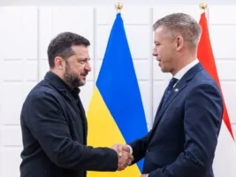 Peter Magyar And Volodymyr Zelensky X