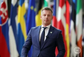 Peter Magyat At EU Summit X