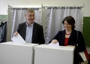 elecciones2014-votación-Gyurcsány