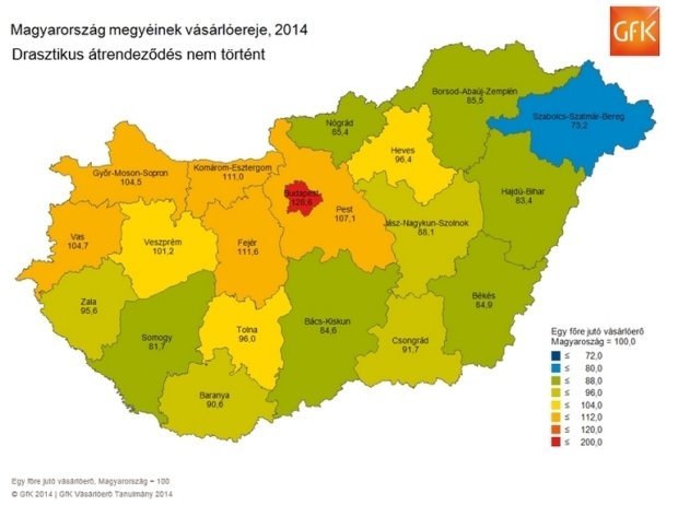 hernádvécse térkép Where do the wealthiest Hungarians live? | Daily News Hungary hernádvécse térkép