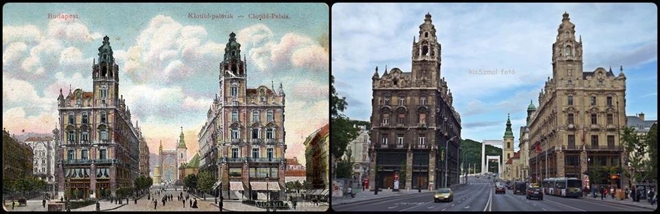 klotild palace then and now