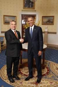 US President Barack Obama and Hungarian PM Viktor Orbán