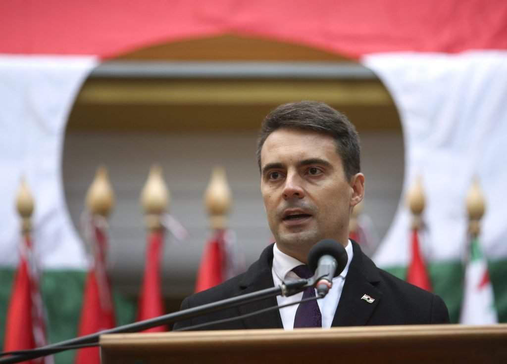 Jobbik 總裁 Gábor Vona，照片：MTI