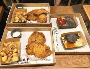 street food séf asztala