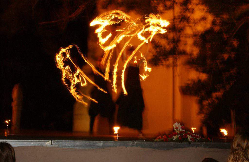 Сегедские жонглеры огнем