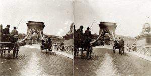 fortepan Budimpešta bijelo crno