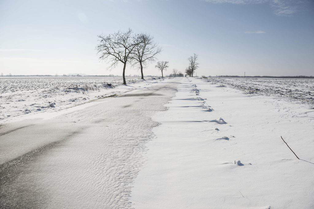 počasí sníh maďarsko extrémní zima