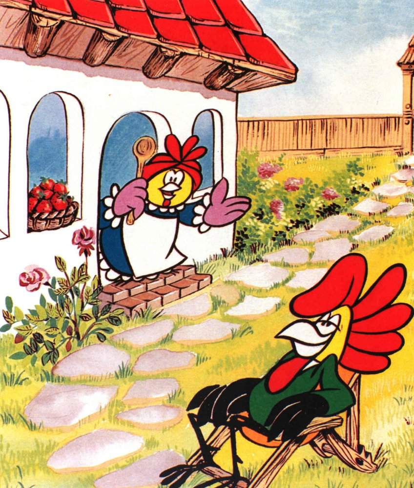 Populärer Cartoon des ungarischen Films