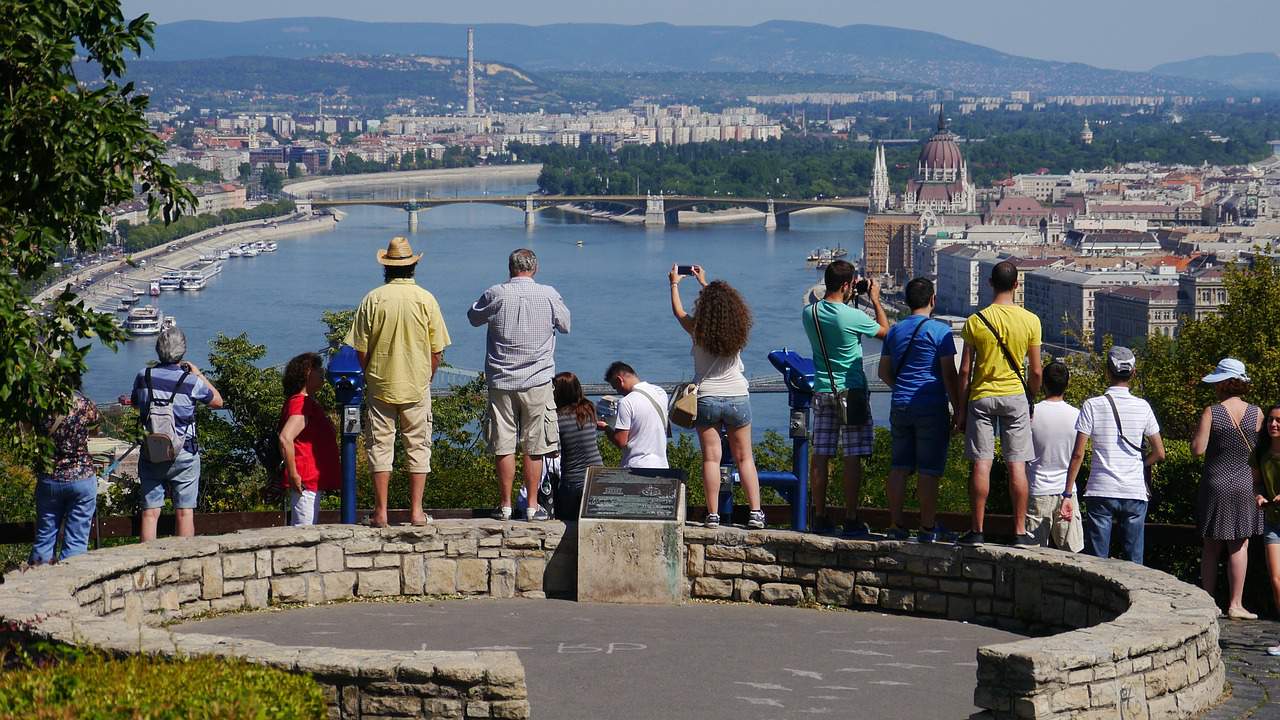 Gellérthegy Gellért Hill Budapest view kilátás