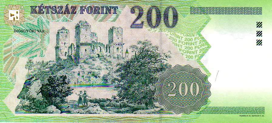 200 como bankjegy
