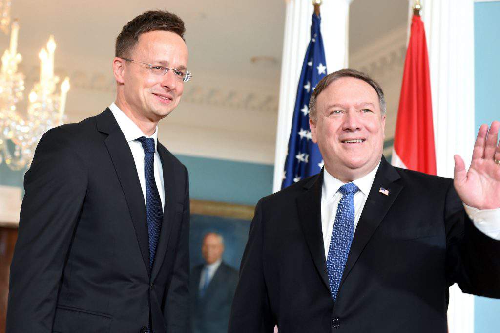 Foreign Minister Peter Szijjarto said after talks with US Secretary of State Mike Pompeo in Washington