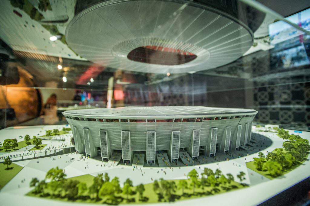 पुस्कस फेरेंक स्टेडियम आगंतुक केंद्र खुलता है, फोटो: एमटीआई