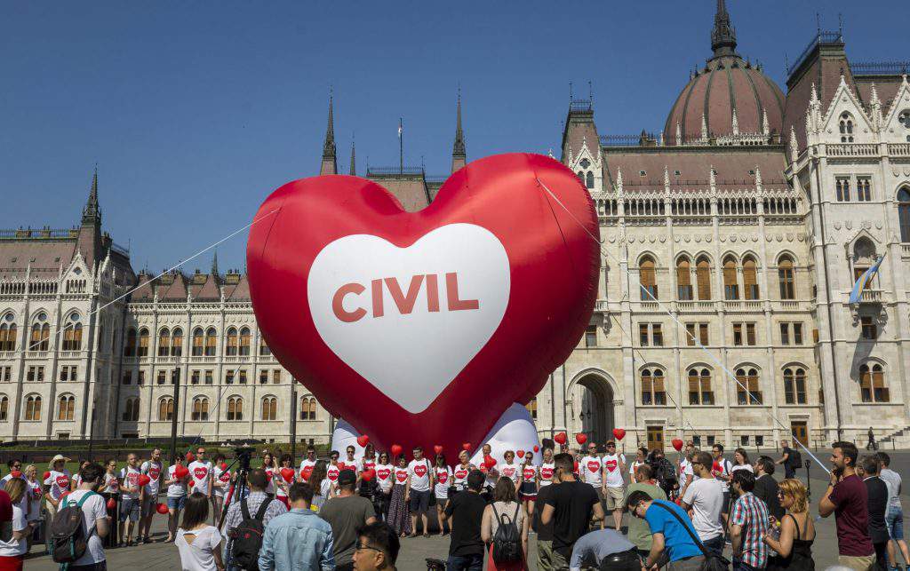 demonstration NGO parliament