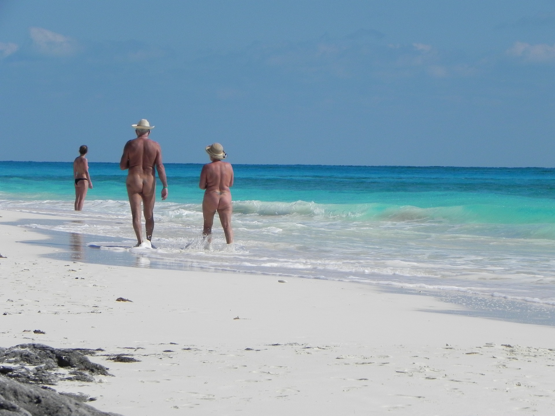 Nudism naturism clothes-free beach