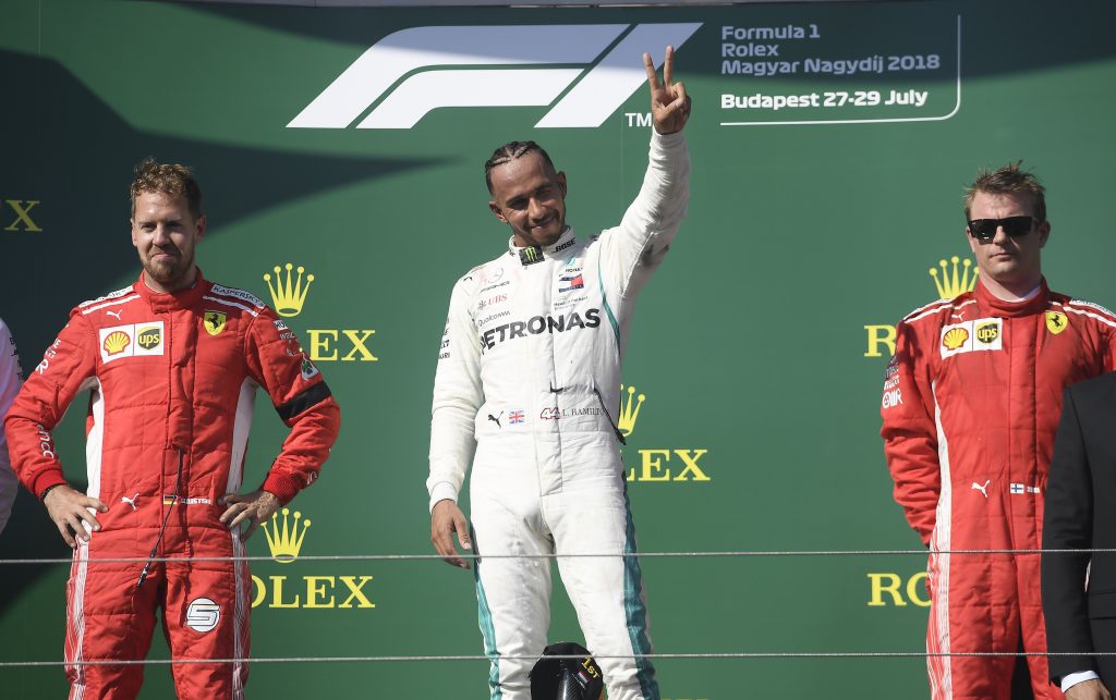 Hamilton vince il Gran Premio d'Ungheria di F1 2018