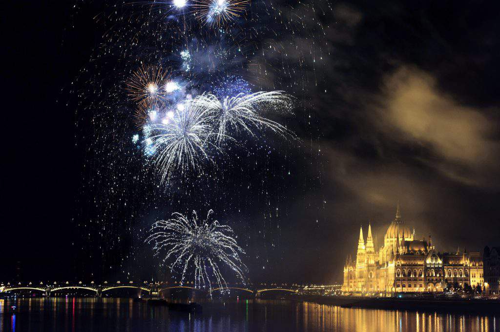 August 20, 2018 - Hungary celebrated the national holiday with amazing fireworks